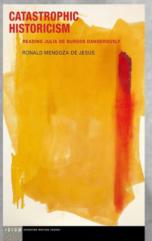 Yellow and red book cover Catastrophic Historicism